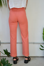 Orange Grid Trousers