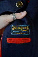 Navy Blue Wool Nurses Cape Coat