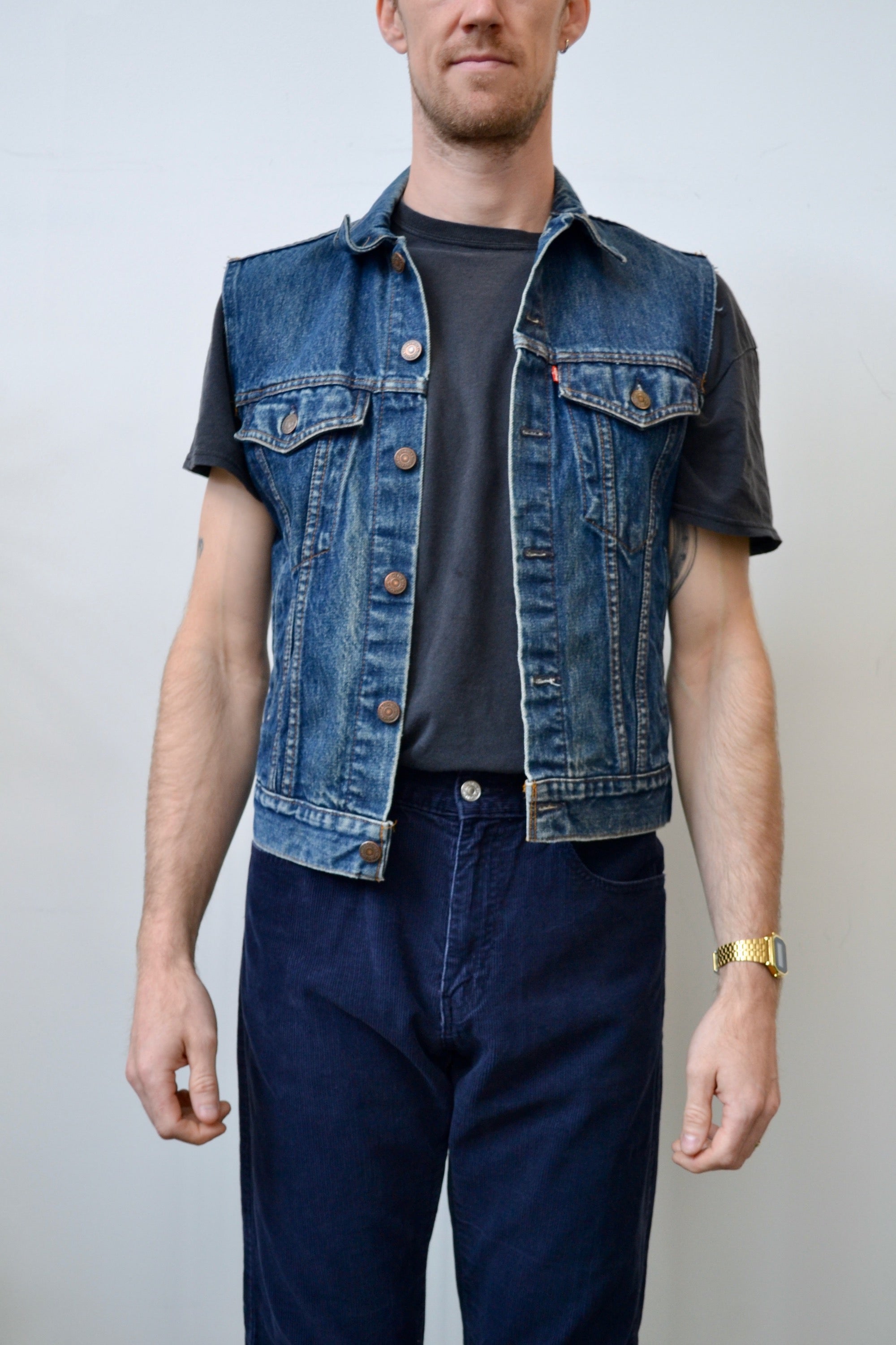 Dark Wash Levi's Denim Vest