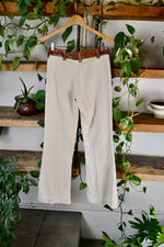 70s Slubbed Cotton Trousers