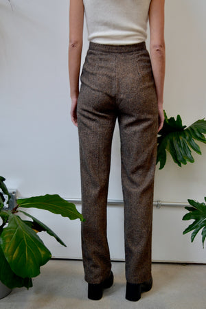 Speckled High Waist Trousers