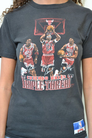 Triple Threat Bulls Tee