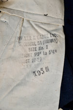 Fifties Wool Uniform Trousers