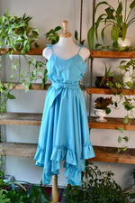 Sky Blue Ruffle Dress