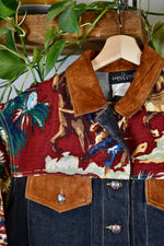 Cowboy Chic Cropped Denim Jacket