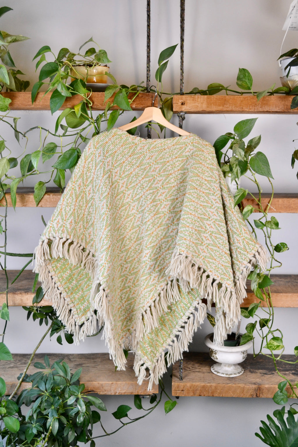 Vintage Woven Poncho