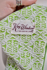 60s Green Patterned House Dress