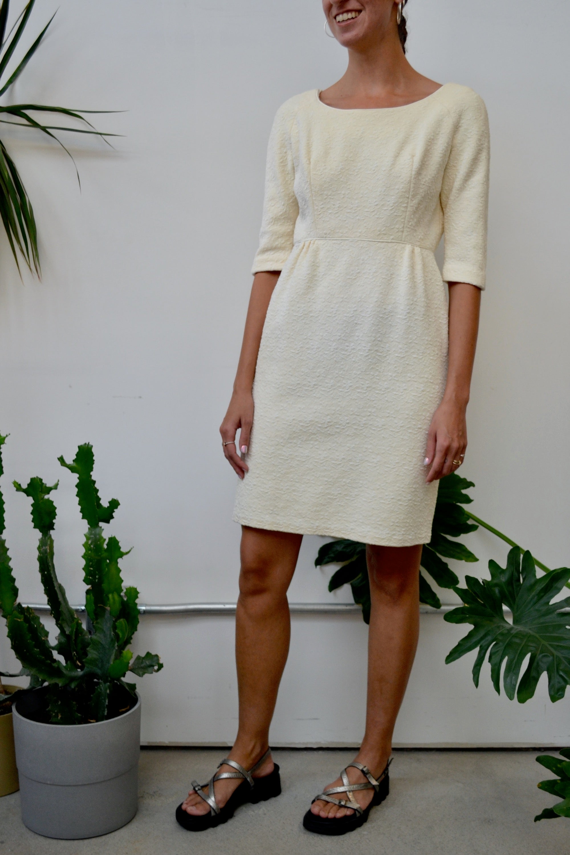 Distinctively Yours Textured Knit Dress