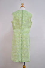 60s Green Patterned House Dress