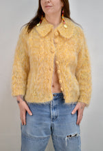 Banana Cream Mohair Cardi