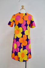 60's Mod Big Ol' Floral Dress