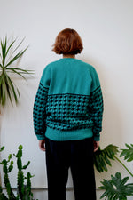 Eighties Houndstooth Sweater