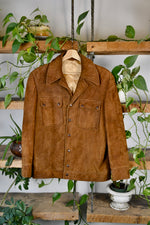 Vintage Chestnut Suede Jacket