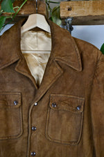 Vintage Chestnut Suede Jacket