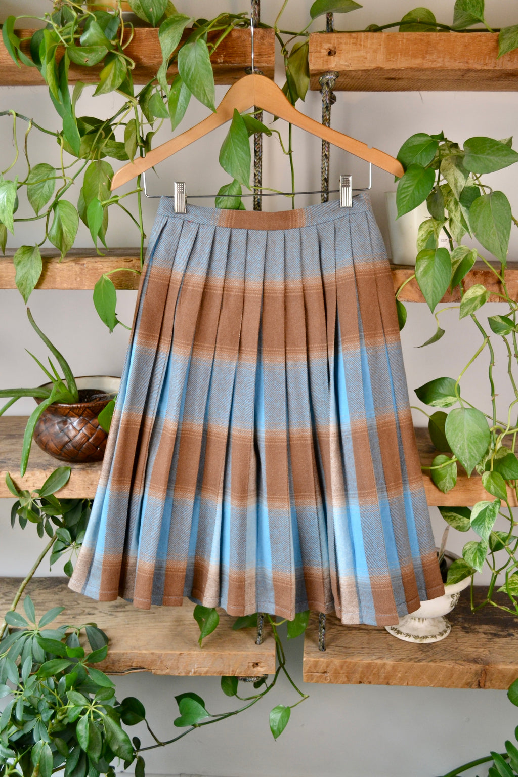 Fifties Reversible Pleated Skirt