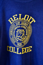 80s Beloit College Raglan Crewneck