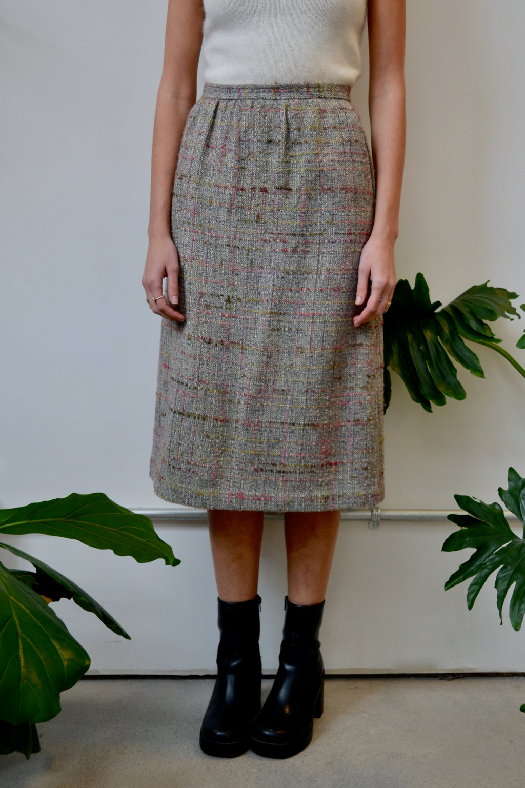 Ziba Tweed Pencil Skirt