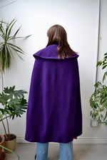 Royal Purple Cape Coat