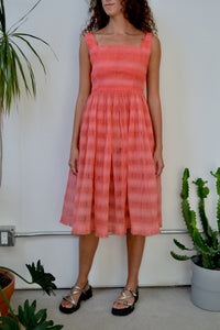 Fifties Salmon Party Dress