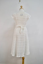 White Crochet Summer Dress