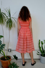 Fifties Salmon Party Dress