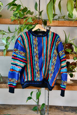 Wacky 3D Knit Merino Sweater