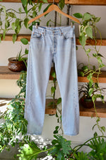 Light Wash Levi Button Fly's