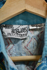 Western Cropped Shirt/Light Jacket