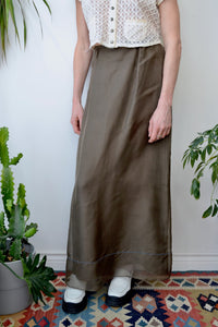 Silk Maxi Skirt