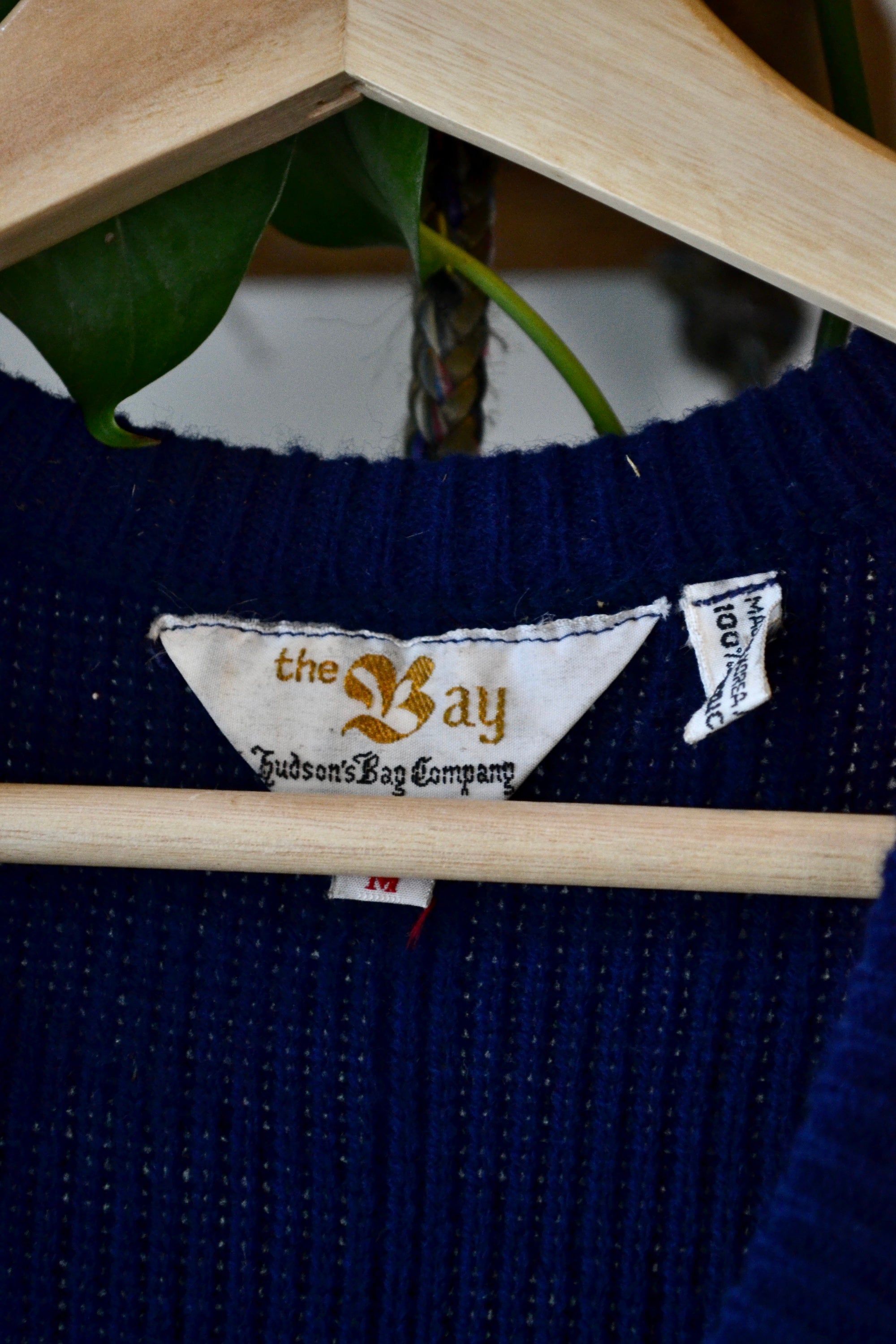 Vintage Argyle Navy Sweater Vest