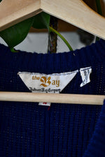 Vintage Argyle Navy Sweater Vest