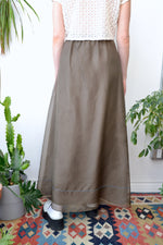 Silk Maxi Skirt