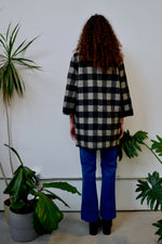 Sixties Plaid Mod Coat