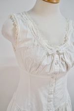 The Perfect White Cotton Summer Dress