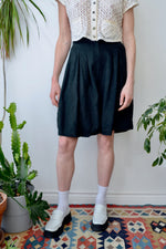 Raw Silk Trouser Shorts