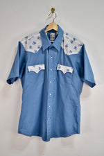 Floral Western Snap Up