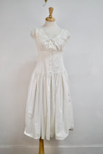 The Perfect White Cotton Summer Dress