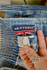 Brittania Ultra Wide Leg Jeans