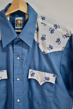 Floral Western Snap Up