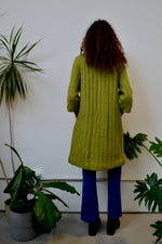 Green Apple Cable Knit Coat