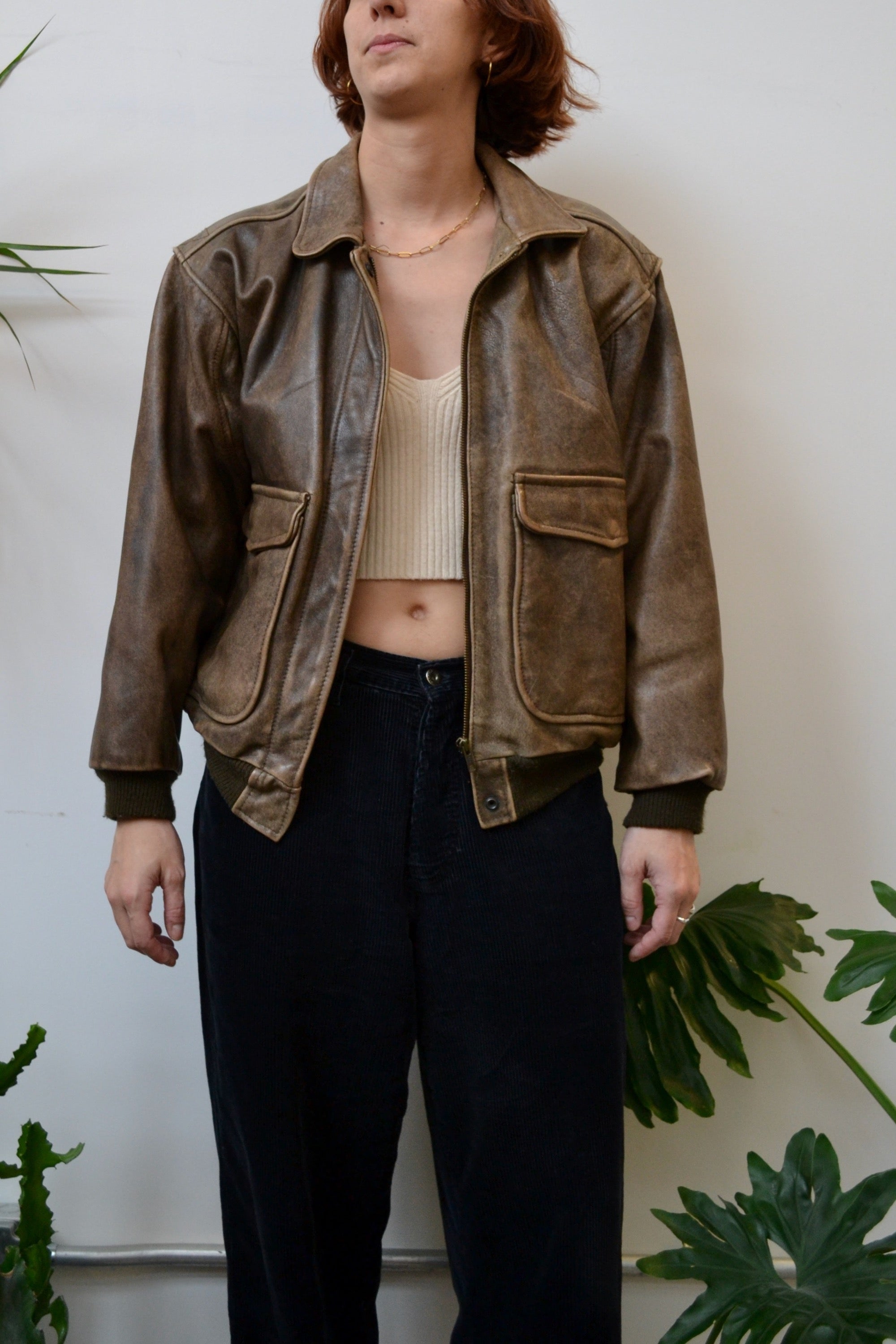 Vintage Aeropostale Leather Jacket