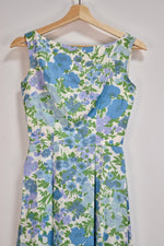 Vintage Floral Wiggle Dress
