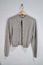 Vintage Light Grey Cashmere Cardi