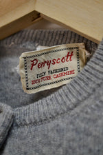 Vintage Light Grey Cashmere Cardi