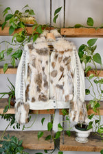 Gorgeous Y2K Bebe Fur and Leather Jacket