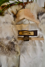 Gorgeous Y2K Bebe Fur and Leather Jacket