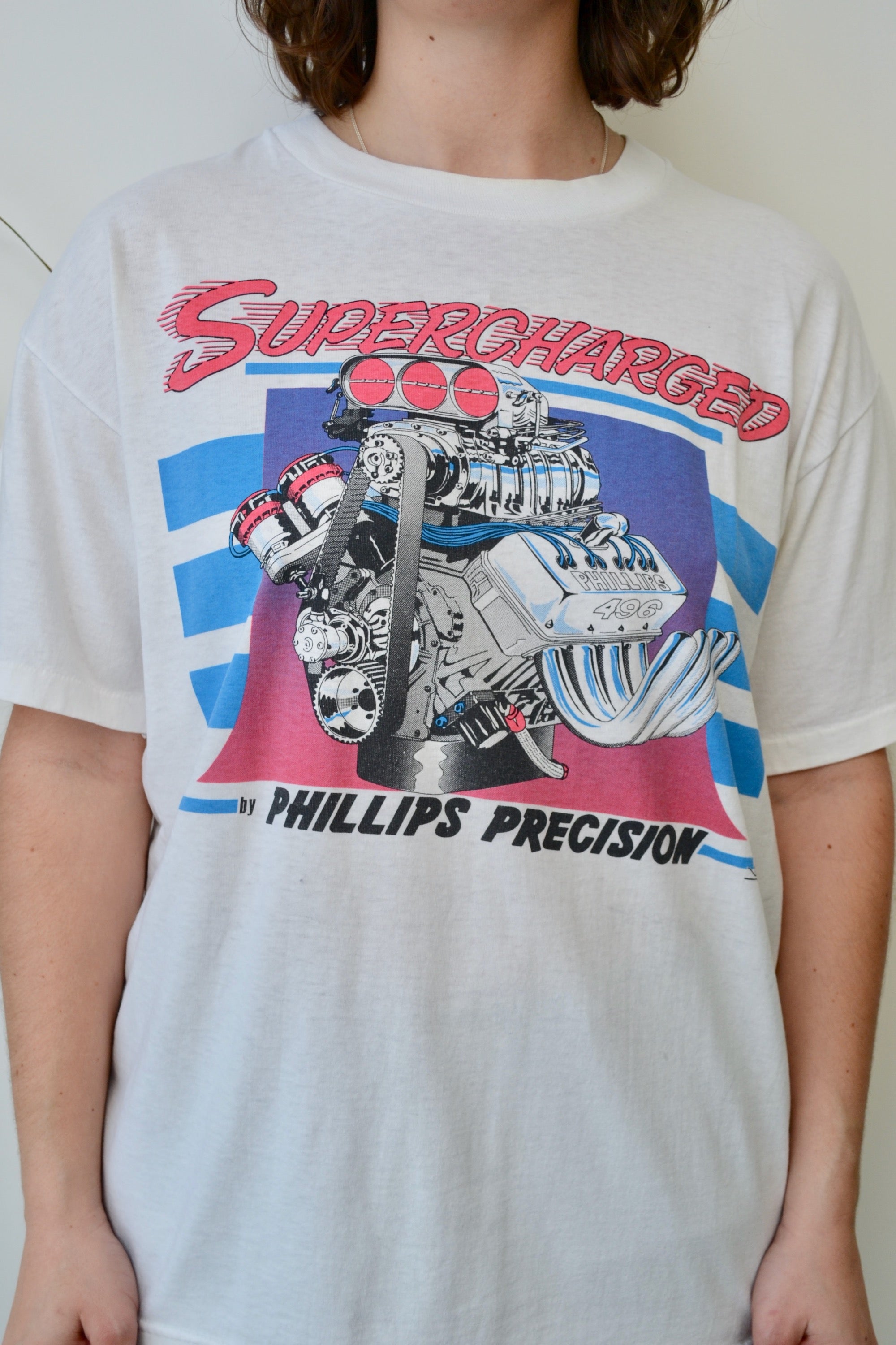 Supercharged Engine Tee