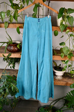 70 High Rise Ultra Wide Leg Aqua Cords