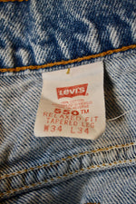 90s Light Wash 550's