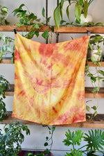 Sunset Tie Dye Silk Scarf
